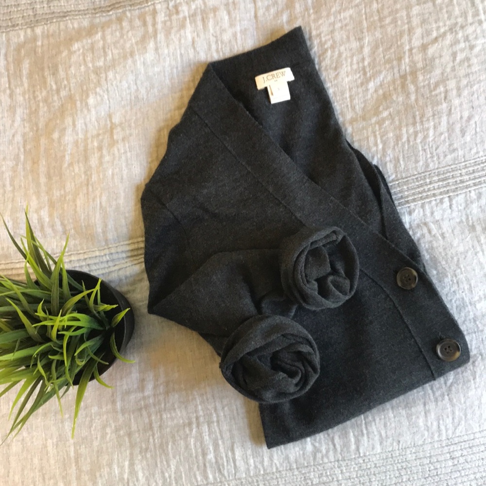 J.Crew Dark Grey Cardigan
